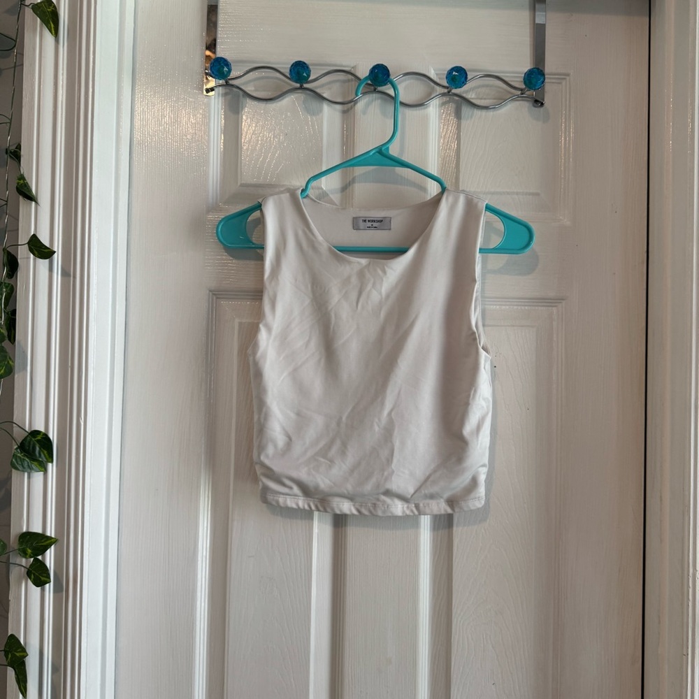 Workshop Republic Clothing Kids White Tank Top